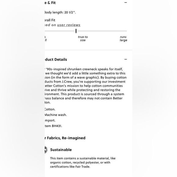 J. Crew Graphic Cropped Tee T-shirt‎ - Picture 5 of 7